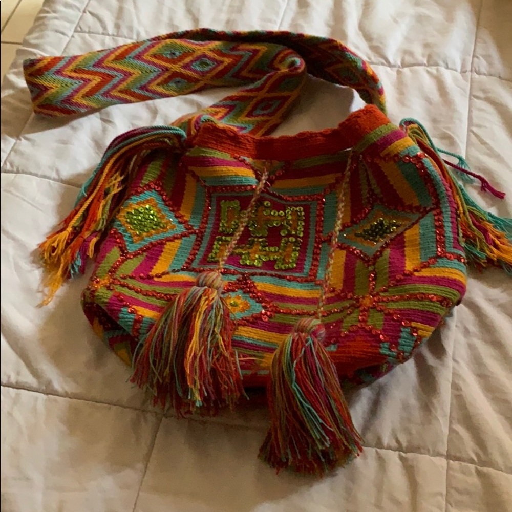 New boho handmade purse